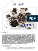 Oreo Truffle Business Plan