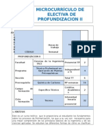 Microcurriculo de Electiva de Profundización II