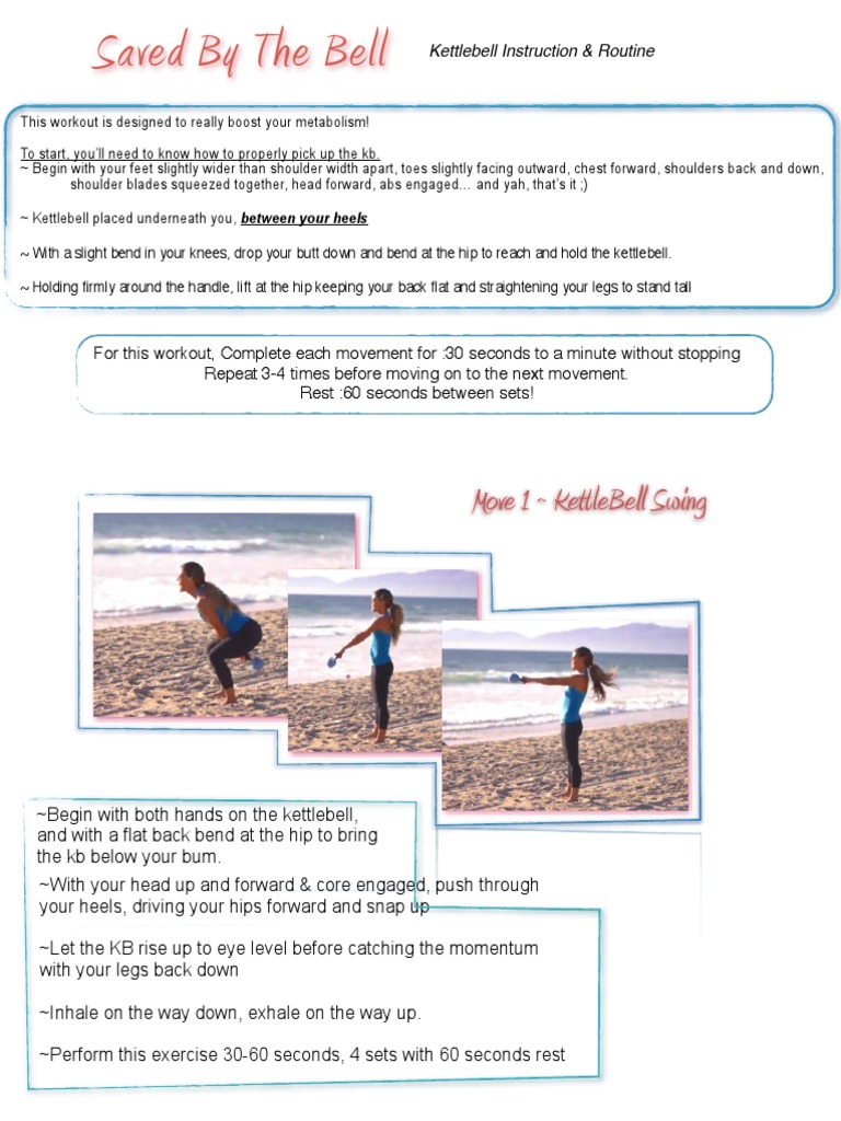Saved by The Bell Move 1 Ke Lebe Swing PDF Kettlebell Sports