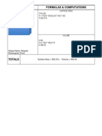 Volume & Surface Area for Geopet