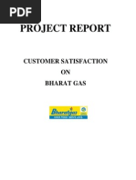 Project Report: Customer Satisfaction ON Bharat Gas