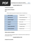 Talleres de Metodologia Ala Investigacion