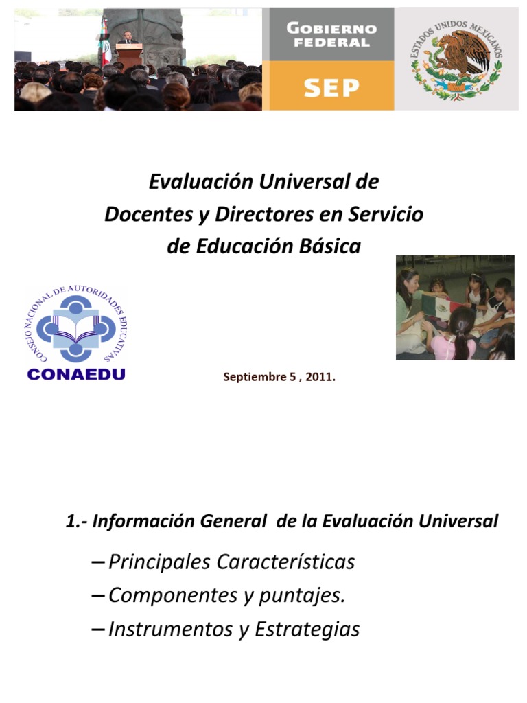 Evaluación Universal Docentes 2011 | PDF | Educación primaria | Jardín ...