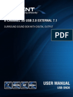 Sabrent USB-SND8 - Manual PDF