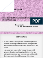 Curv Root Cana: Department of Conservative Dentistry and Dental Radiology