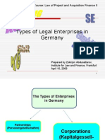 Corporate Entities in Germany