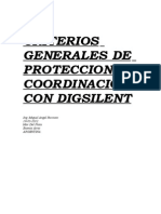 Criterios Generales de Protección y Coordinación Con DIgSILENT