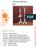 Twin Stage Water Rocket Project Timeline and Mechanism