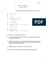 Tutorial 5 - C Arrays