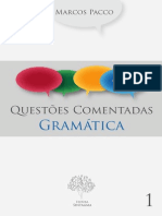 QuestÃµes Comentadas - GramÃ¡tica - CESPE - Vol.1 - Marcos Pacco.pdf