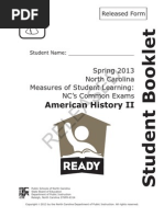 Download American History II Released NC Final Exam by heels SN252137367 doc pdf