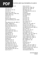 Shortcut Keyboard Macromedia Flash 8