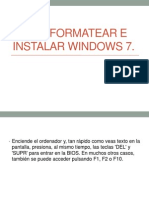 Como Formatear e Instalar Un Ordenador Con Windows