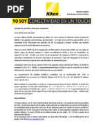 Download Nota de Prensa _ Nikon Peru Lanzamiento d5500 by Tecnologa 21 SN252140767 doc pdf