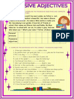 Personal Pronouns Possessive Adjectives