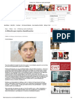 Revista Cult - Judith Butler a Filósofa Que Rejeita Classificações