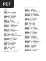 A5 Dictionary ENGLISH - GERMAN