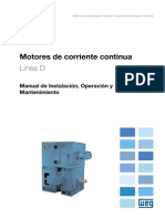 WEG Motores de Corriente Continua 10061219 Manual Espanol