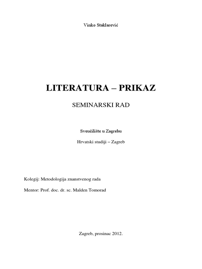 Prikaz Knjige Pdf