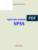 Aplicatii Statistice Cu SPSS - Gabriel Sticlaru
