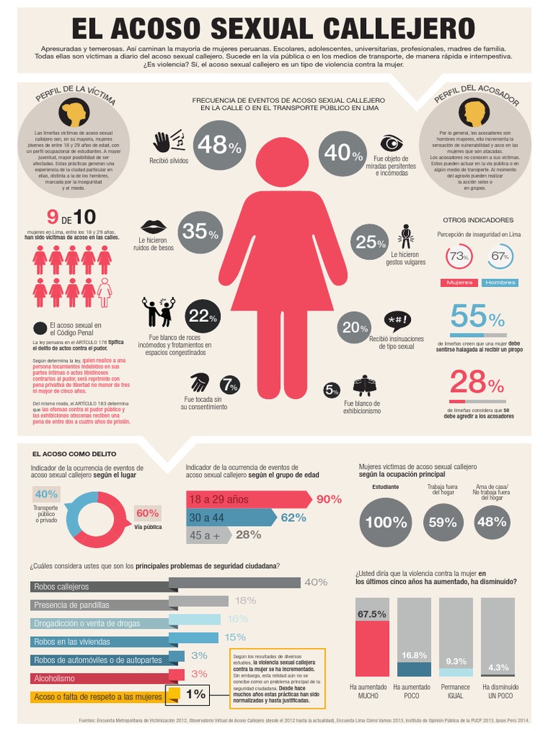 Infografía Acoso Sexual Callejero - Ivonne Vivanco | PDF | Acoso sexual ...