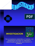 Tipos de Investigacion. proyectos