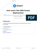 Guide Screen Replacement acer iconia a500