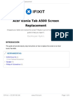 Guide Screen Replacement Acer Iconia A500