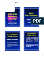 Seismic Requirements Following ACI