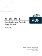 ETC Element v2.1.0 User Manual RevA