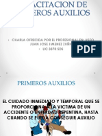 Capacitacion de Primeros Auxilios