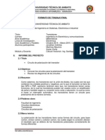 Cuarto B-circuitos Electronicos-polarizaciones Del Transistor-1