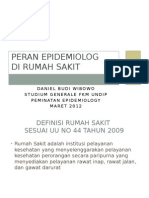 Peran Epidemiolog Di Rs