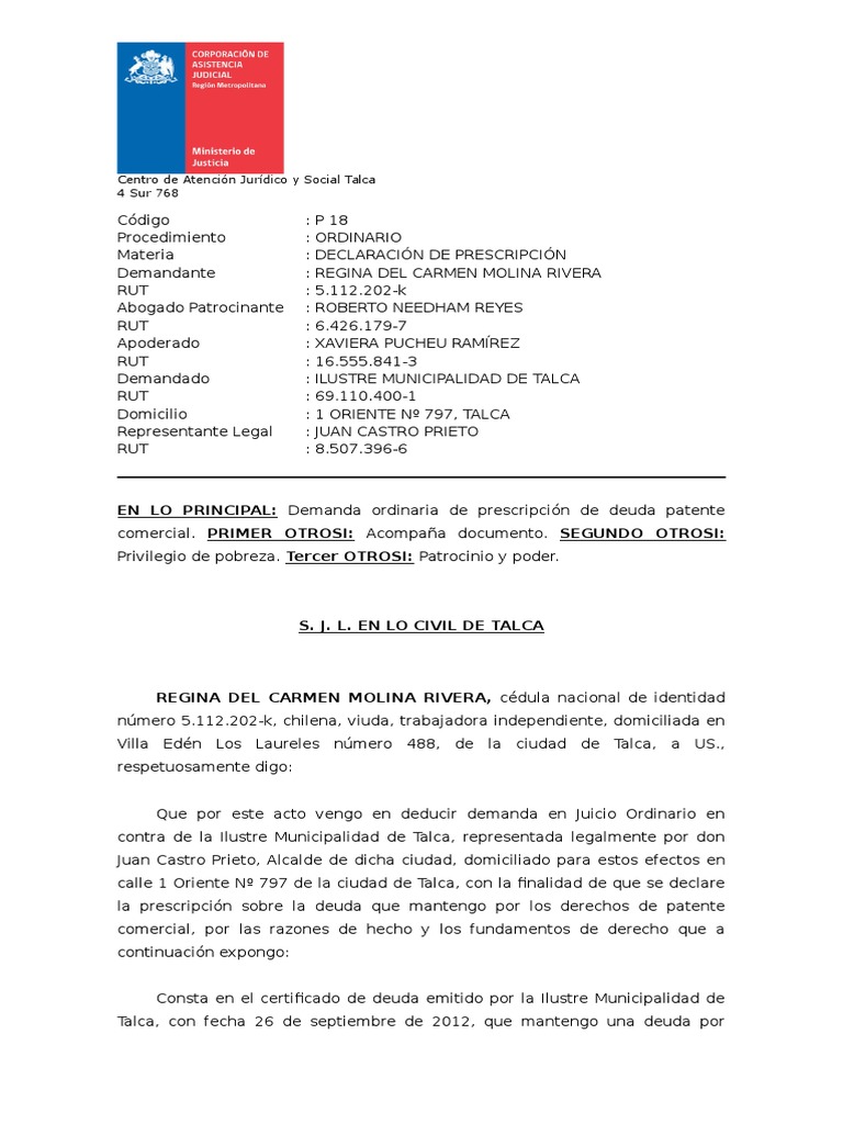 Prescripción Deuda Préstamo Personal prestamos vehiculos guatemala