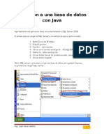 Conexión Java SQL Server