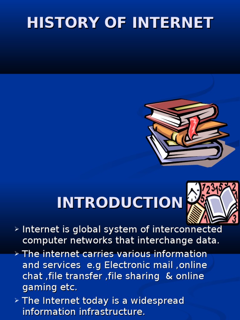 history of the internet assignment quizlet