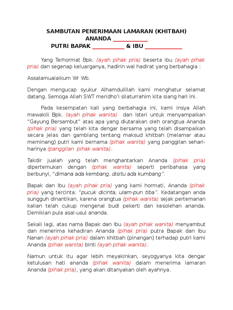 Kata Sambutan Pernikahan Sunda Kata Bijak Sunda