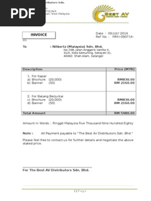 Invoice Sample 