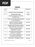 Advertising dissertation internet