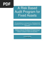 Fixed Assets Audit Programme