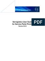 Servigistics User Guide v9 6 3 Pricing