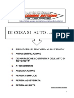 AUTODICHIARAZIONE 