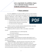 Analiza Comparativă A Algoritmilor de Posibilitate (Logica Posibilității, LP) Vs Algoritmi Bazați Pe Tehnici de Inteligență Artificială (TIA)