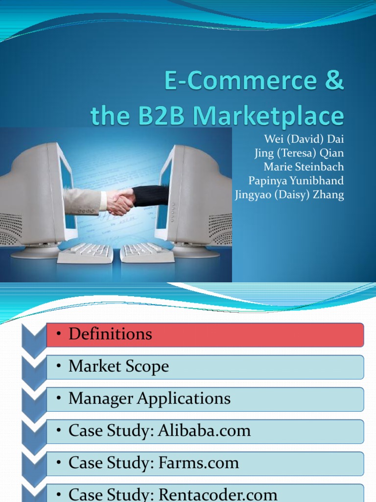 B2B E-Commerce Insights and Case Studies | PDF | E Commerce | Alibaba Group