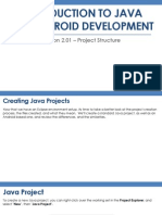 Introduction To Java For Android Development: Lesson 2.01 - Project Structure