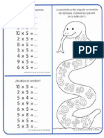 Actividades 'Para Practicar La Multiplicacion PDF