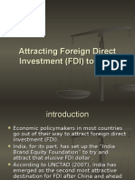 Attracting Foreign Direct Investment (FDI) to India