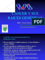 Cancer y Raices Genéticas CLASE 2014