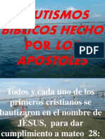 Bautismo Biblico Hecho Por Los Apostoles II