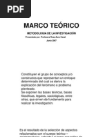 Metodología Marco Teórico